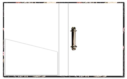 Paper Plane Design 2D Folder Case, A4 Size, Ring Binder File Folder, Can Use in Office/Hospital/Banking/Account/School Documents, Bills & Certificates - Image 2