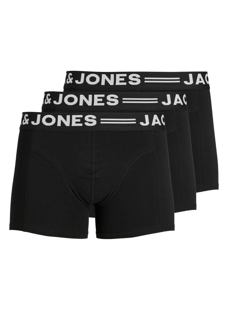 جاك اند جونز 3 Pack Of Logo Band Trunks