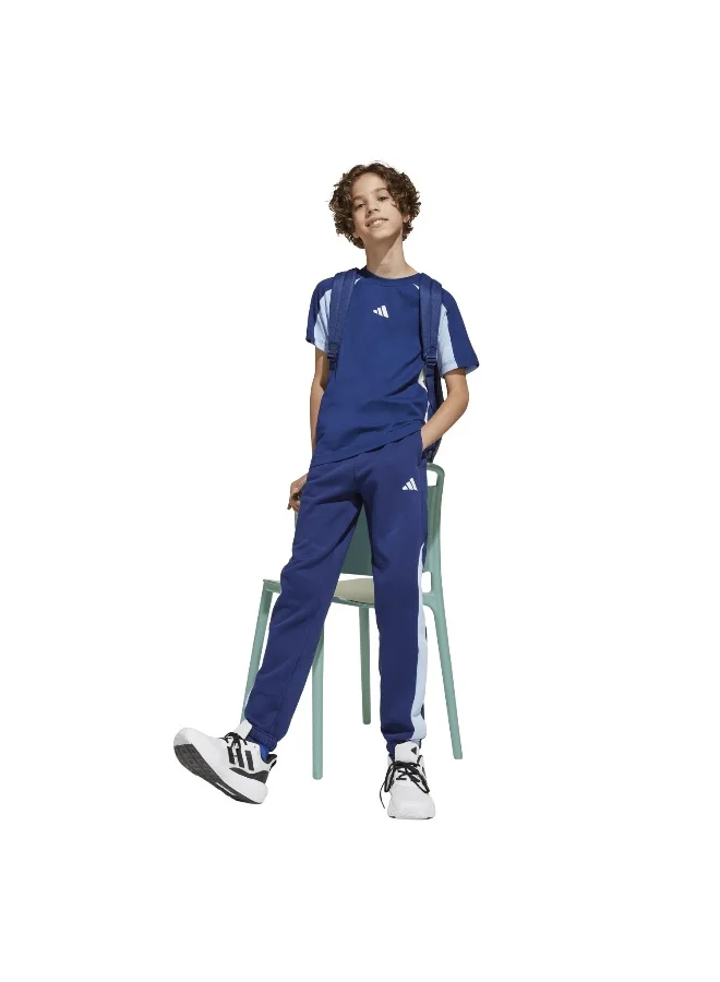 Adidas J Cb T Blue Training T-Shirts For Junior 7-8Y