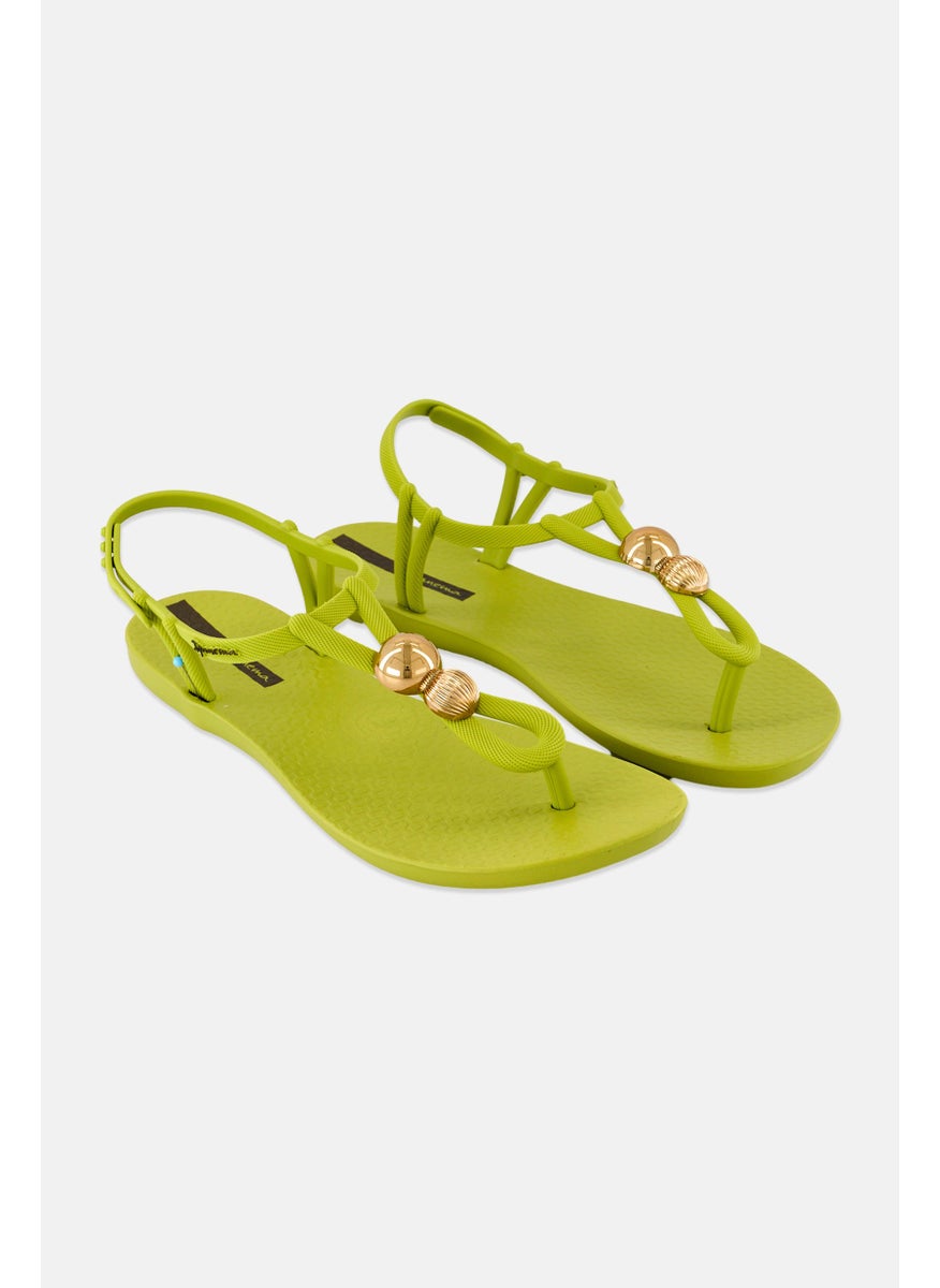 Ipanema Women Class Spheres Adjustable Buckle Closure Sandals, Green  - Image 1