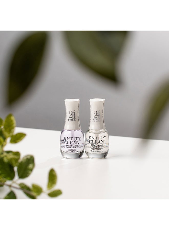 Entity Clean Breathable Nail Lacquer - Base Coat 15ml - Image 2