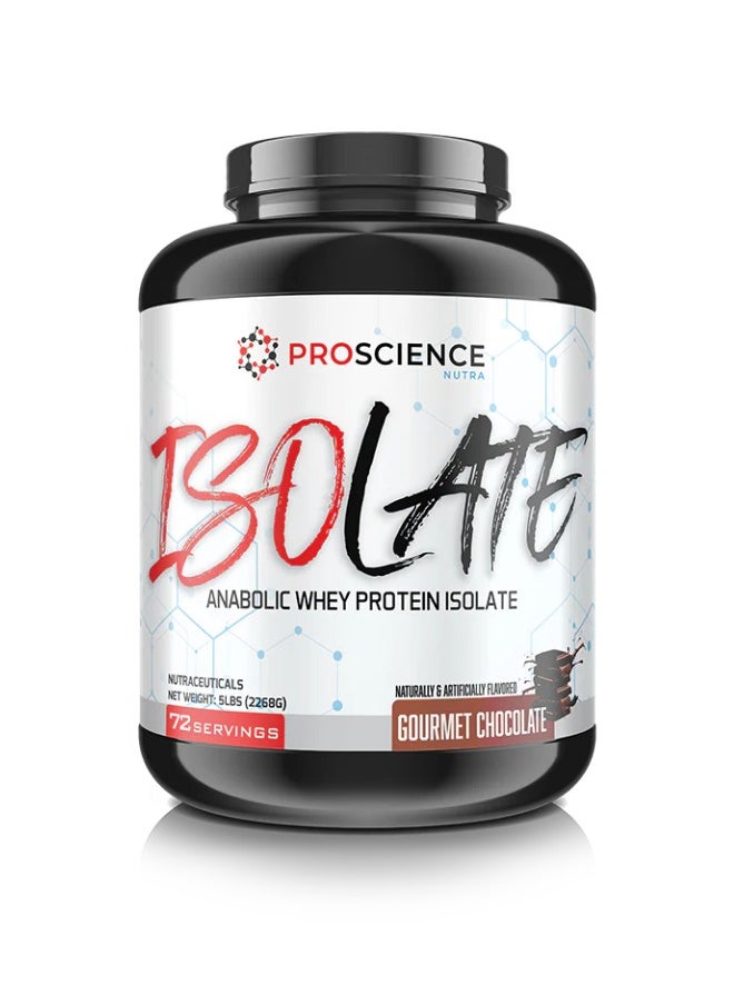 Proscience Nutra Anabolic Whey Protien Isolate, Gourmet Chocolate,72 Servings 