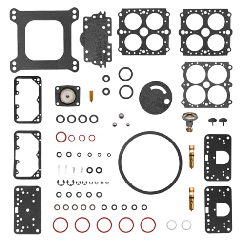 JDLLONG 4160 Series Carburetor Rebuild Kit for Holley Performance 1850 3310 9776 80457 80508 80570 for Vacuum Secondary Carbs 80670 80770 159064 37119 3304 3305 List1850 List18501 23035 - Image 1