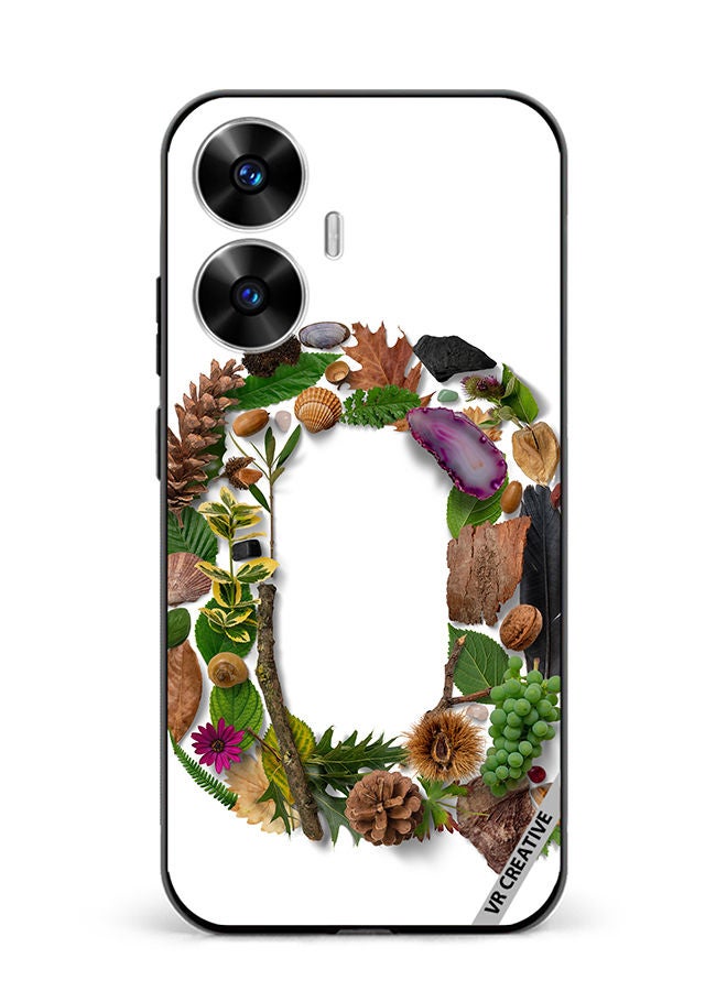 VR CREATIVE Protective Case Cover For Realme C55 Alphabet Q Design Multicolour - Image 1