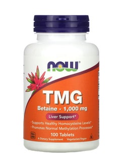 now Tmg Betaine 1000 Mg 100 Tablets  - Image 1