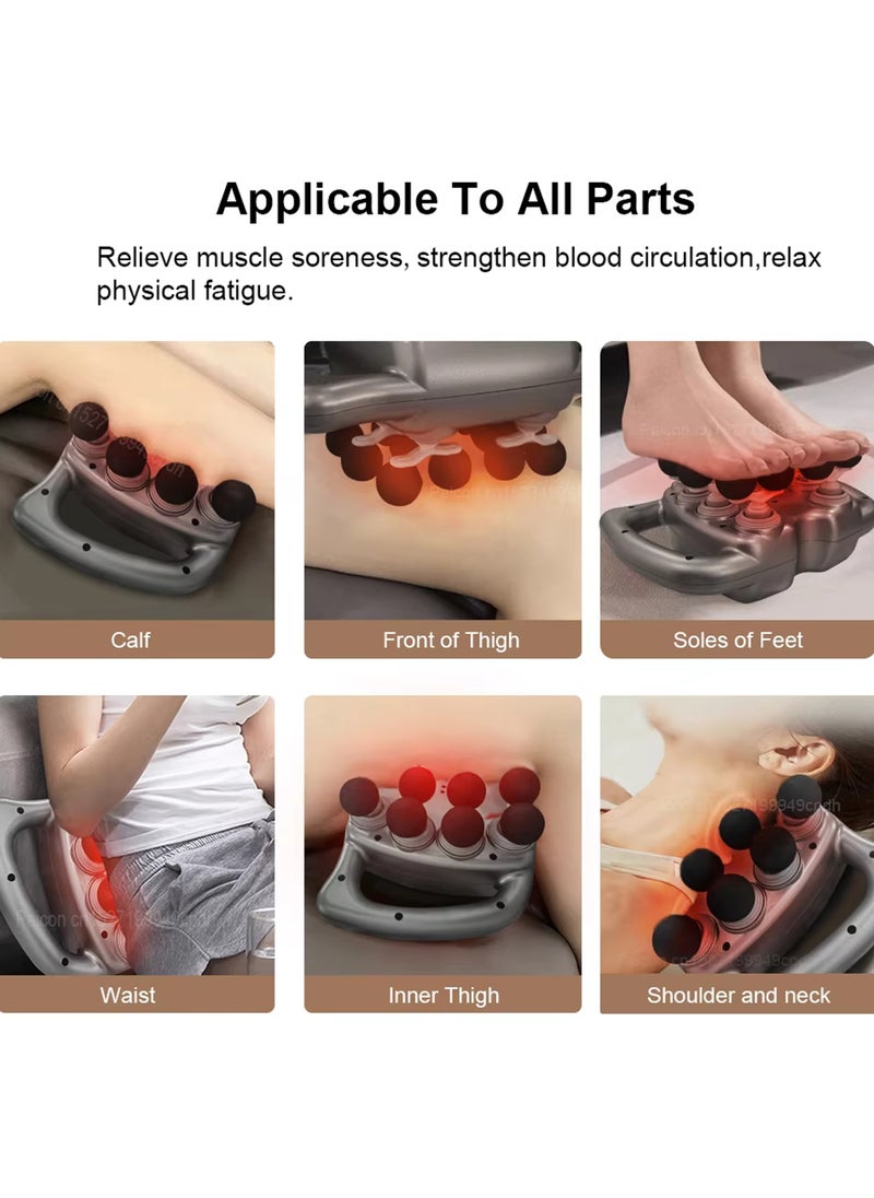 EzzySo Massage Gun Percussion Deep Tissues Muscle Massager Gun Muscle Relaxation With 16 Heads Massage Device Portable Massage Vibrator Multi Mode For Back Neck Pain Relief Muscle Relaxation  - Image 2