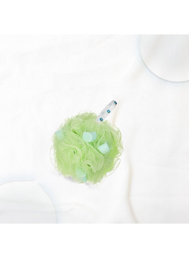 Balmy Olive Blossom Bath Sponge with soap pebbles 67gm  | Soft Cleansing Sponge with Refreshing Floral Fragrance - Image 3
