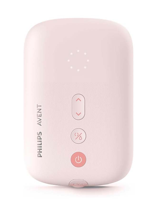 Philips Avent SCF395/31 Electric Single Breast Pump, Clinic Quality, Drinking Rhythm Like Your Baby, 125 ml Bottle and Nursing Pads, Pink, 5-Piece - Image 2