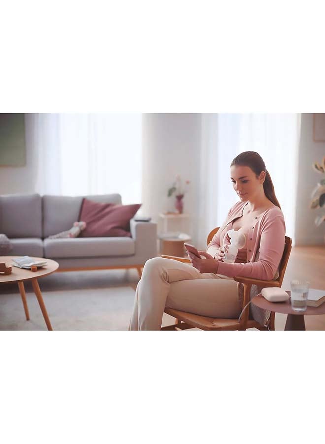 Philips Avent SCF395/31 Electric Single Breast Pump, Clinic Quality, Drinking Rhythm Like Your Baby, 125 ml Bottle and Nursing Pads, Pink, 5-Piece - Image 5
