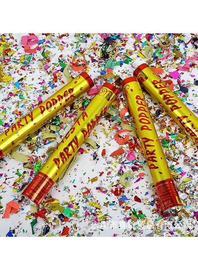 12-Pack of 40cm Party Poppers with Colorful Confetti - Add Fun and Excitement to Your Celebrations Wedding, Parties, Graduation! - Image 2