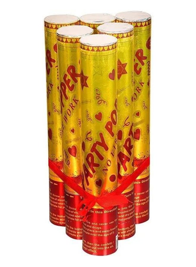 12-Pack of 40cm Party Poppers with Colorful Confetti - Add Fun and Excitement to Your Celebrations Wedding, Parties, Graduation! - Image 3