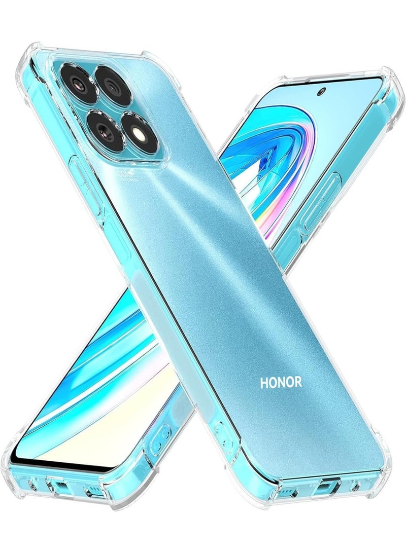 Generic Honor X8b Case Cover with Camera Protection,Protective Shock Absorption Bumper soft Transparent Case For Honor X8B 2023 Clear - Image 4