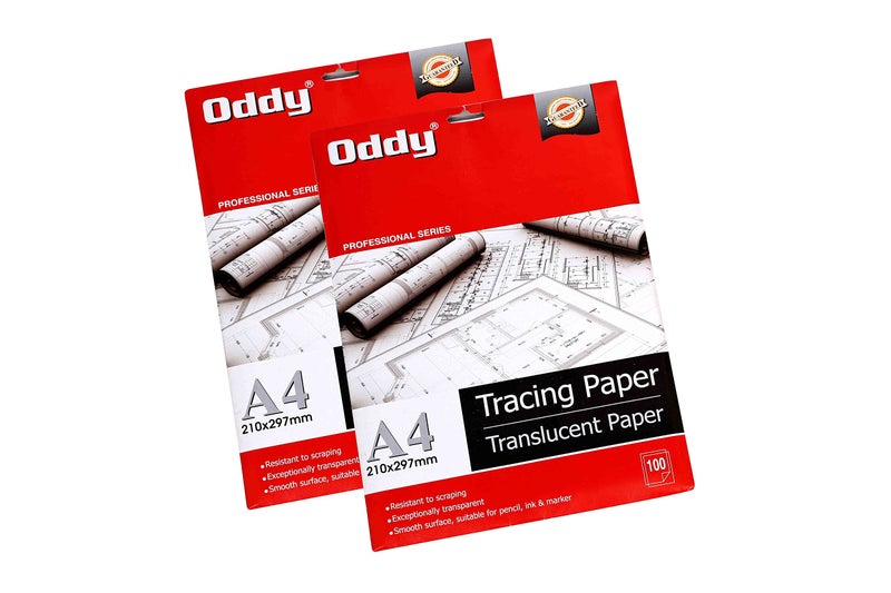 Oddy 95 GSM Tracing Butter Paper - 100 Sheets Pack - Image 5