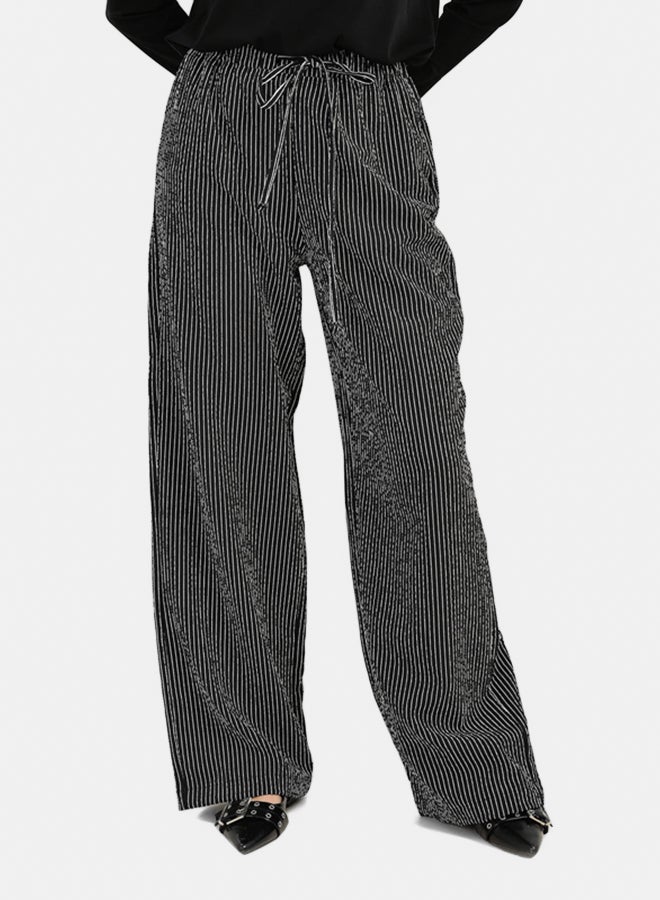 Carina Striped Wide-Leg Pants - Image 1