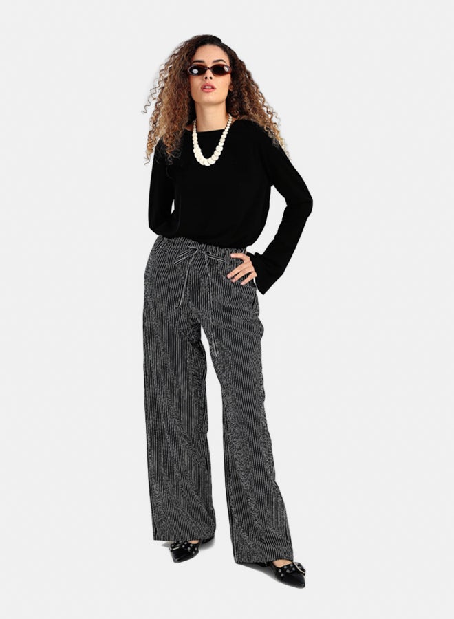 Carina Striped Wide-Leg Pants - Image 5