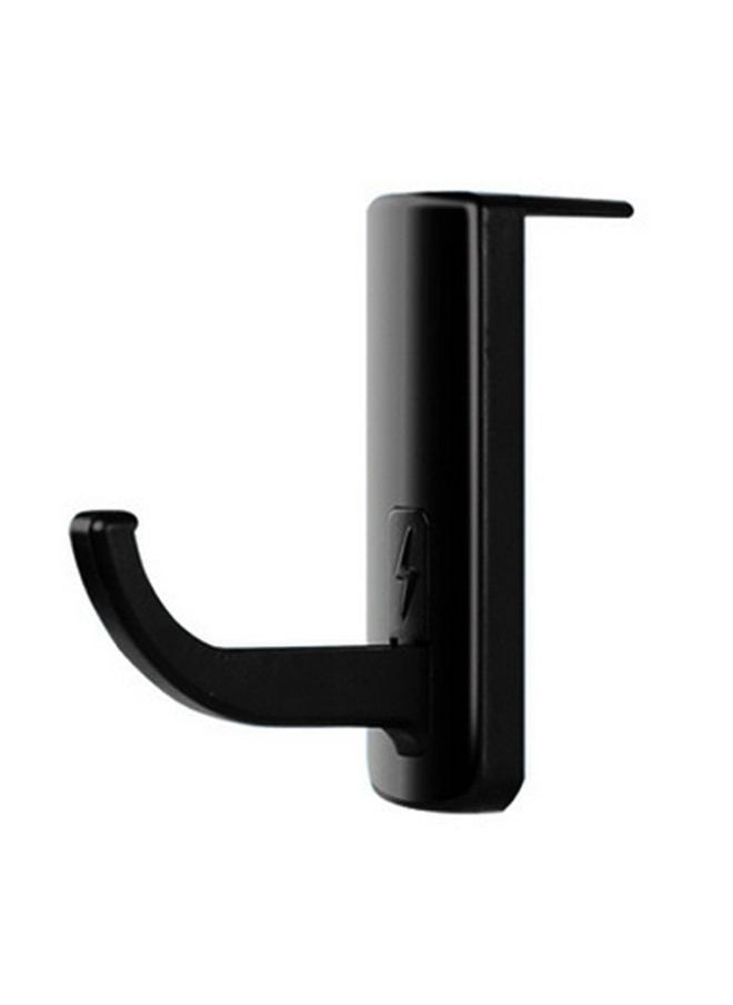 BURAQ Universal Headphone Hanger PC Monitor Desk Headset Stand Holder Hook(Black)  - Image 2