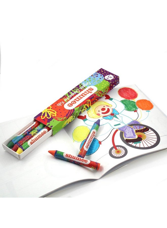 shumee Colouring Book & Organic Crayon Kit- Carnival Themed (3 Years+) | 20 Pages & 6 Crayons | Organic & Natural Colours | Skill Building Art & Craft DIY Set For Kids - Image 5
