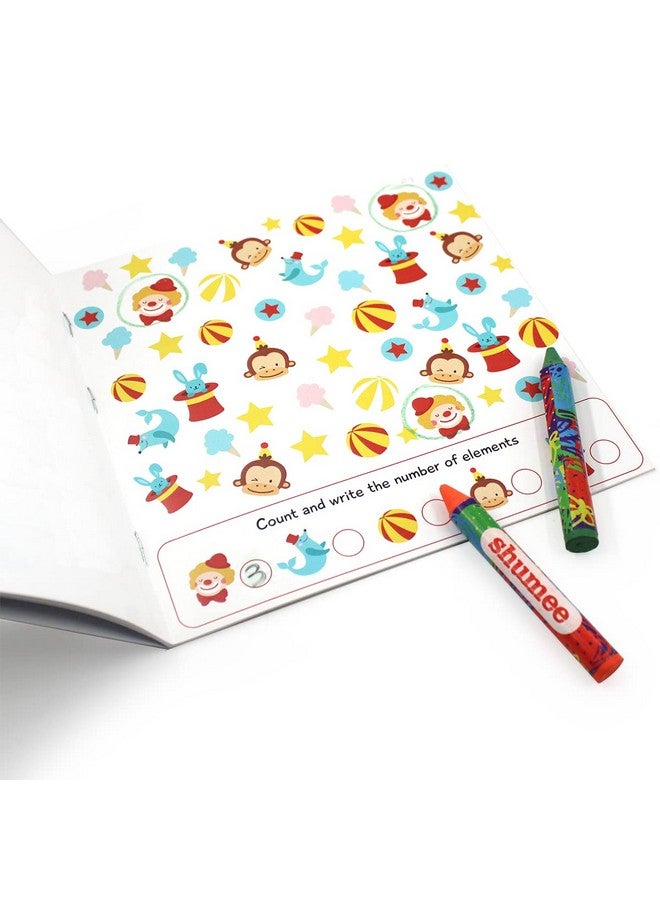 shumee Colouring Book & Organic Crayon Kit- Carnival Themed (3 Years+) | 20 Pages & 6 Crayons | Organic & Natural Colours | Skill Building Art & Craft DIY Set For Kids - Image 4