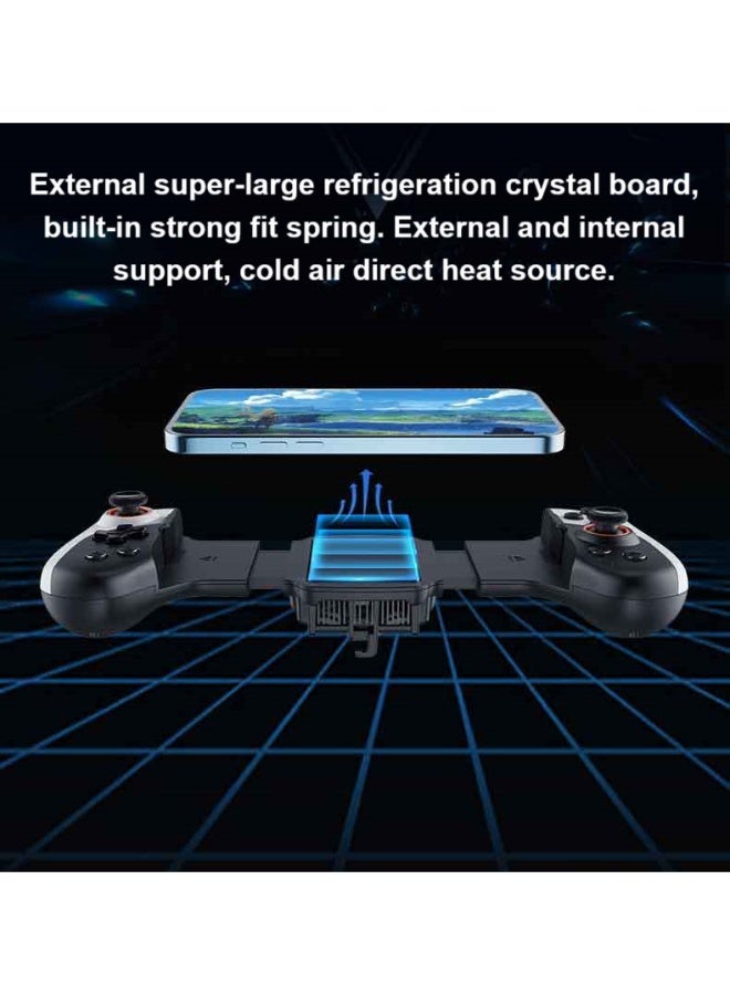 Gamwing Classic Stretch Gamepad Gamwing JK02 Cooling Gamepad Bluetooth Gaming Controller Clip size:5.4-7.3 inches compatible for Android / iOS / PC / Switch with Hall Joysticks / Precision Trigger / Vibration Motor / Sensitive Rocker / Custom Mapping - Image 2