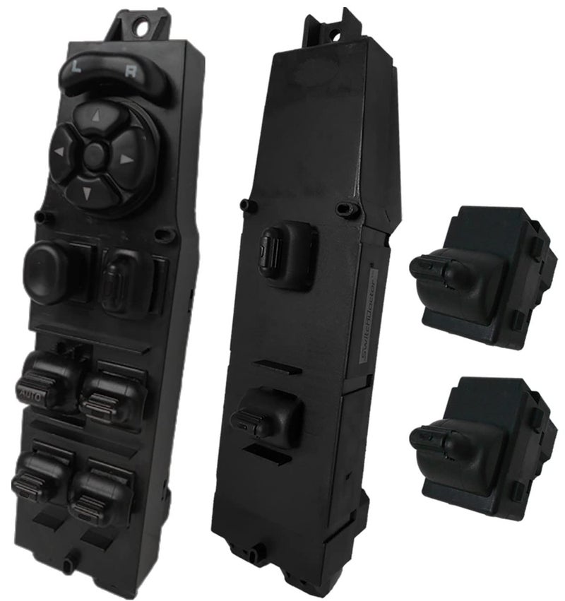 SWITCHDOCTOR Window Master Switch, Front Passenger, & 2 Rear Window Switches for 1997-2001 Jeep Cherokee Set - Image 2