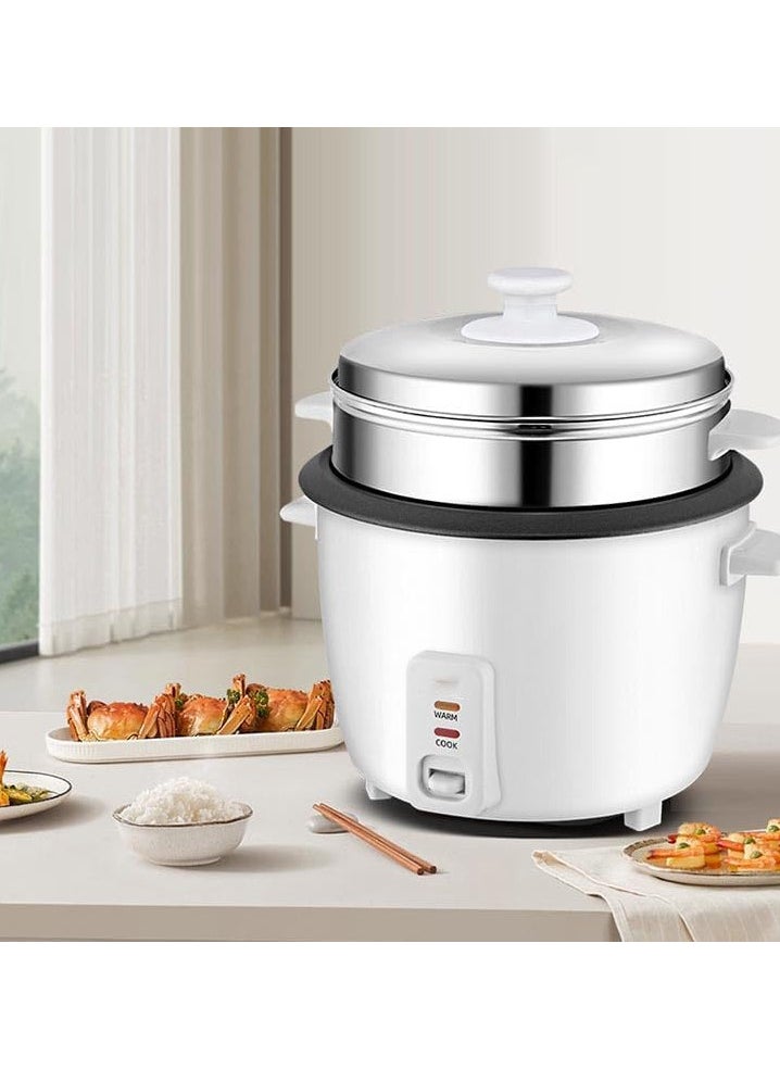 وعاء طهي الأرز الكهربائي بحجم مناسب ووزن حفيف وسعة 1.8 لتر مع ميزة الطهي بالبخار