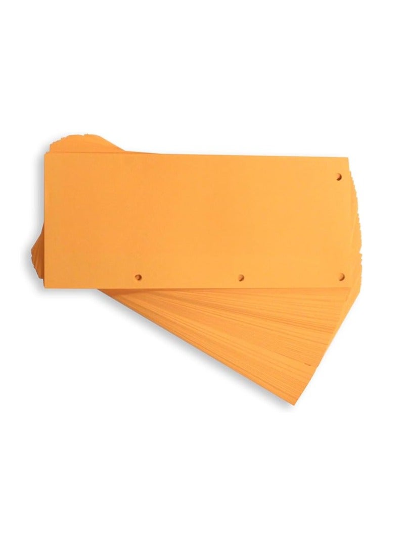 Elba Duo 400014013 Strips, 24 x 10.5 cm, 160 g/m² Card Pack of 60, Orange - Image 1