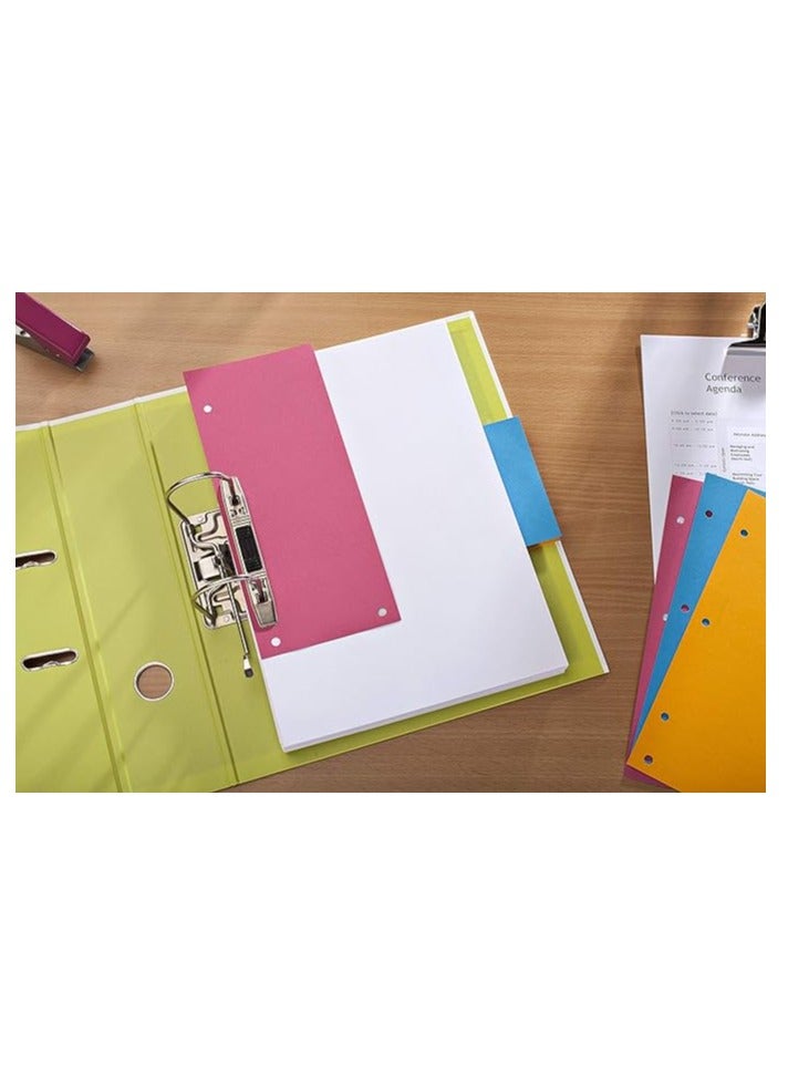 Elba Duo 400014013 Strips, 24 x 10.5 cm, 160 g/m² Card Pack of 60, Orange - Image 4