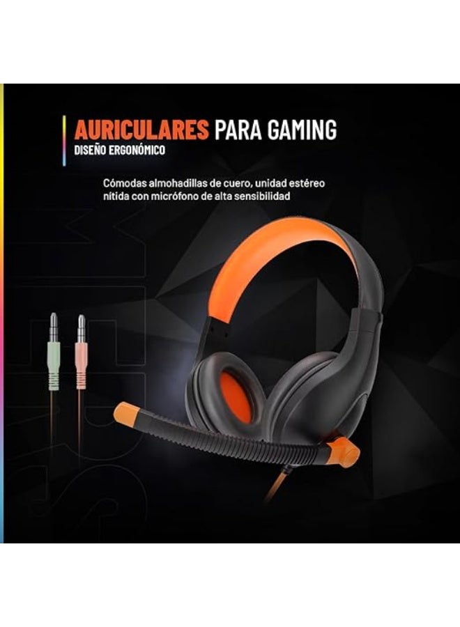 MEETION 3-in-1 Gaming Combo Pack (Keyboard, Mouse & Headset) – Essential Gamer Accessories – RGB Lighting – Optimized for PC Gaming Setup - Image 2