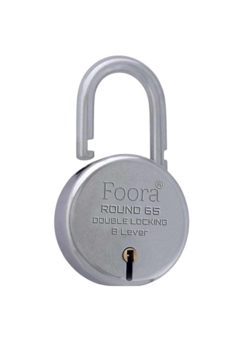 Foora Foora Same Key Lock Set 4 Padlocks with 5 Common Key Multiple Lock with Single Key for Home Security  - Image 2