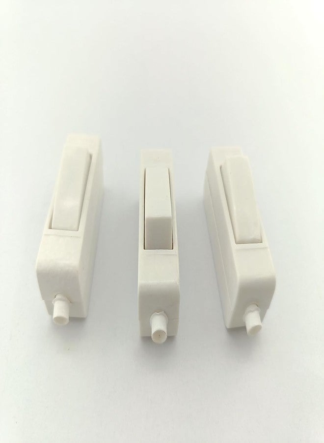 SVDK Electrical Bed Switch Plastic Hanging Type with On/Off Button Pull Cord Style Switch for Lamps and Appliances Easy Installation Household Switch White Color (Pack of 3) Pieces - Image 5