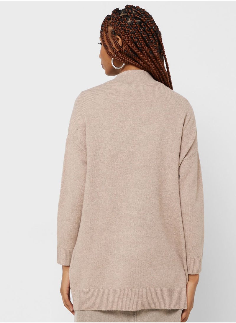 ONLY - V-Neck Knitted Cardigan - Image 1