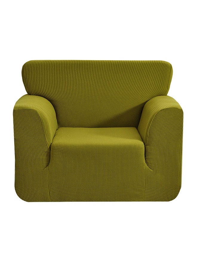 NIBEMINENT 1-Seat Universal Jacquard Stretchable Sofa Cover Green 1.0kg