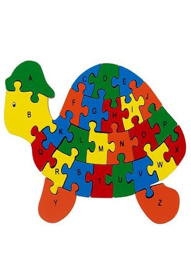 Mayatra's Wooden ABC Alphabet Educational Learning Children's Puzzle Jigsaw Kids Toy - Set of 4 - Image 4