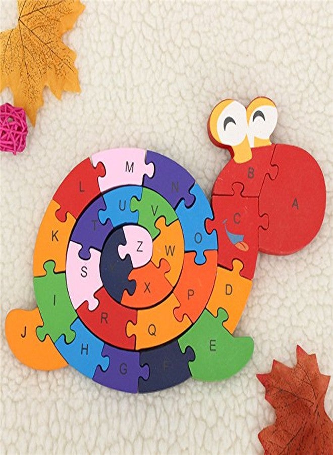 Mayatra's Wooden ABC Alphabet Educational Learning Children's Puzzle Jigsaw Kids Toy - Set of 4 - Image 5