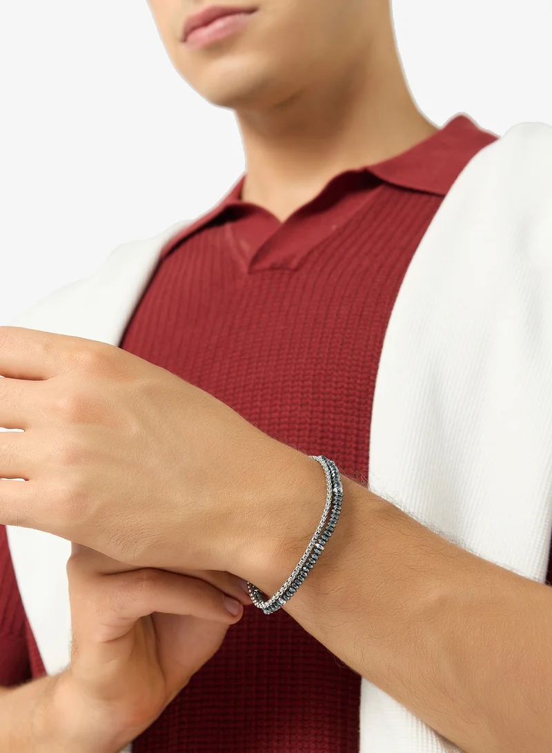 Seventy Five  Beaded Bracelet for Men | Best Price UAE