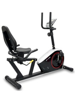 Sky Land Recumbent Magnetic Exercise Bike | Silent & Smooth Cycling | 8-Level Resistance | LED Display & FitShow App | Ergonomic Adjustable Seat | Heavy-Duty Steel Frame | 120Kg Capacity | EM-1571  - Image 1