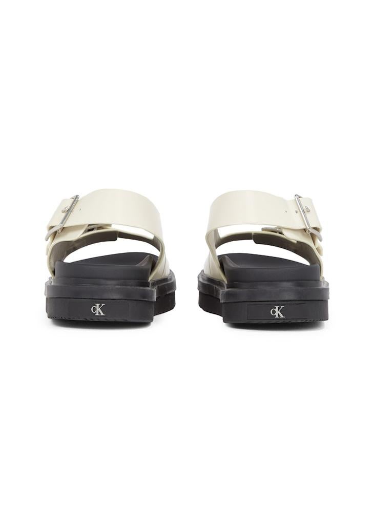 Calvin Klein Jeans LEATHER SANDALS WITH BUCKLE  - Image 3