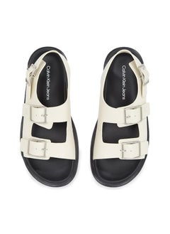 Calvin Klein Jeans LEATHER SANDALS WITH BUCKLE  - Image 5