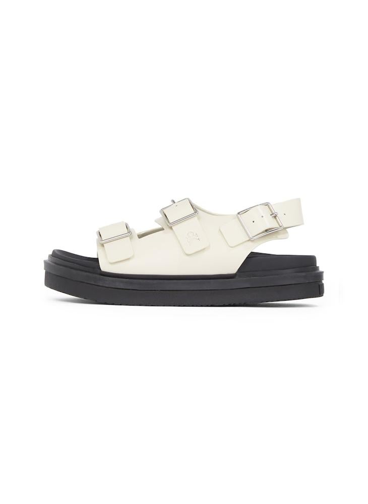 Calvin Klein Jeans LEATHER SANDALS WITH BUCKLE  - Image 2