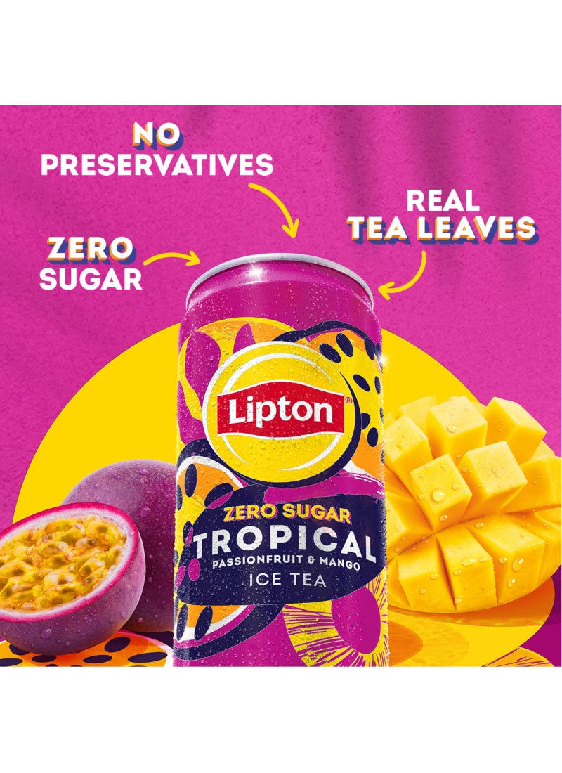 Lipton Ice Tea Tropical Zero Can - Image 3