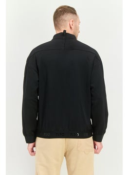 Adidas Men Sportswear Fit Long Sleeve Training Jacket, Black  - Image 3