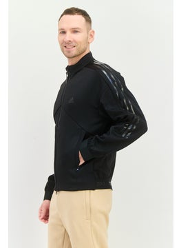 Adidas Men Sportswear Fit Long Sleeve Training Jacket, Black  - Image 2