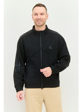 Adidas Men Sportswear Fit Long Sleeve Training Jacket, Black  - Image 1