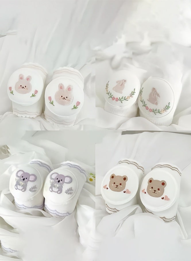 4 أزواج من وسادات الركبة للطفل ، وسادات الركبة الزاحفة الصيفية القابلة للتنفس ، وسادات الركبة القابلة للتعديل غير قابلة للانزلاق ، وسادات ركبة الطفل الناعمة عالية المرونة ، وأكمام الساق للأطفال الصغار والفتيات والأولاد - Image 5