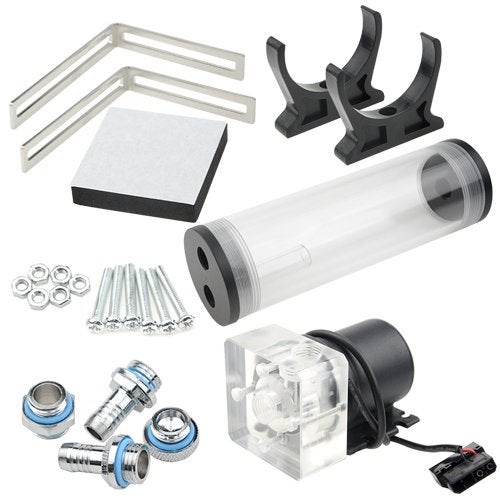 BXQINLENX 600L/H 19W DC12V تبريد وحدة المعالجة المركزية مبادل حراري لمضخة مياه خزان 186 مل CO2 مبرد - Image 1