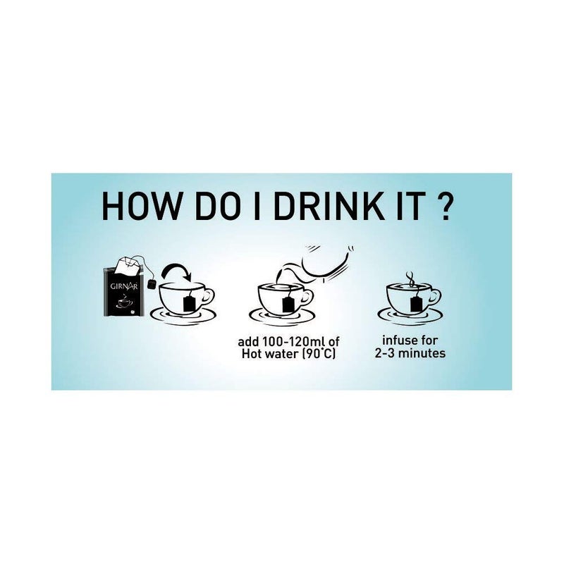 Girnar شاي جيرنار الأخضر، كهوة ديسي، 36 كيس شاي (عبوة من 2)، 0.09 كجم - Image 5