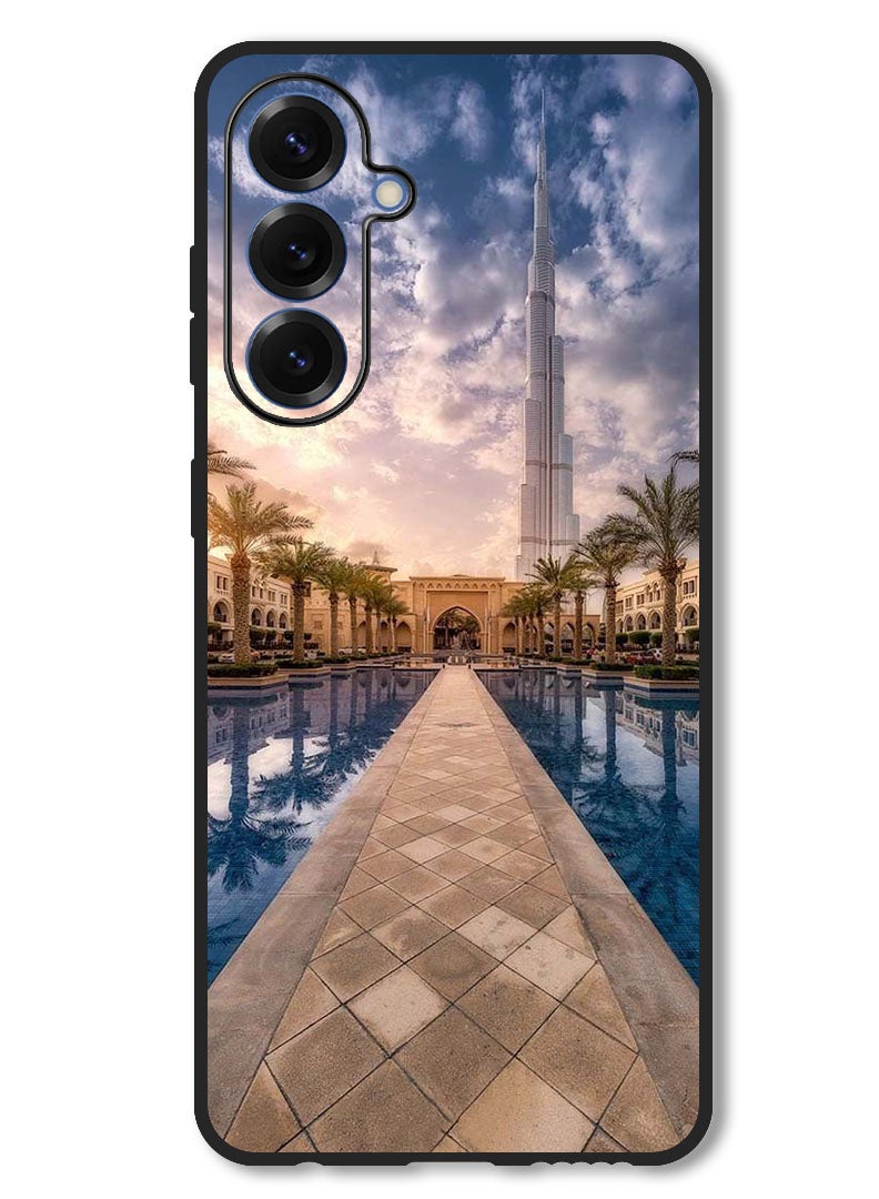 Theodor Case Compatible with Samsung Galaxy A56 Protection Shockproof Bumper Cover Atlantis Dubai - Image 1