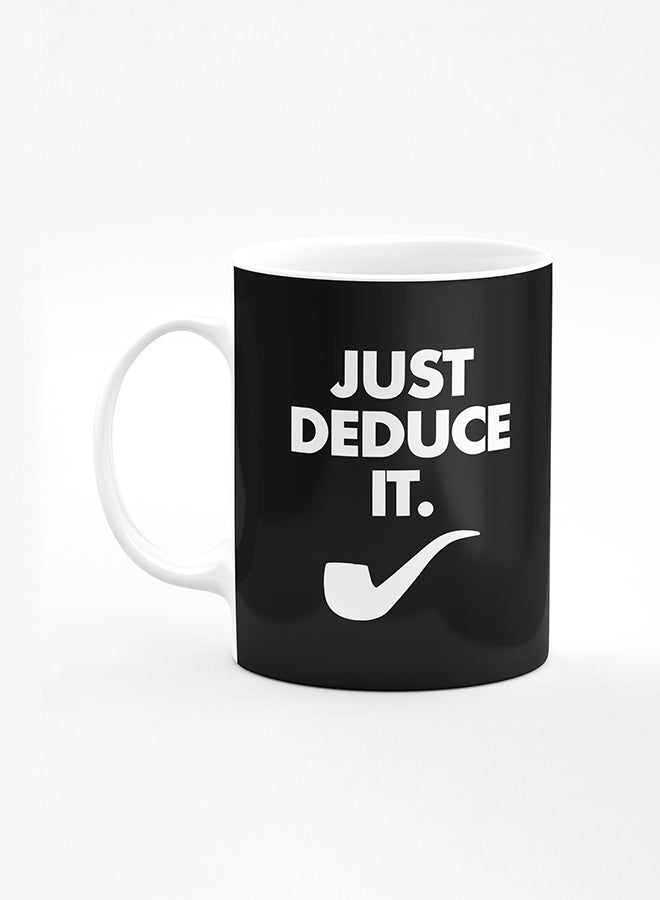 ستايلايزد كوب قهوة مطبوع مصمم بمقبض شديد التحمل 11 أونصة أكواب هدايا شخصية من السيراميك [آمن للاستخدام في الميكروويف ومقاوم للغسل في غسالة الصحون] - طباعة رخامية أسود - Image 1