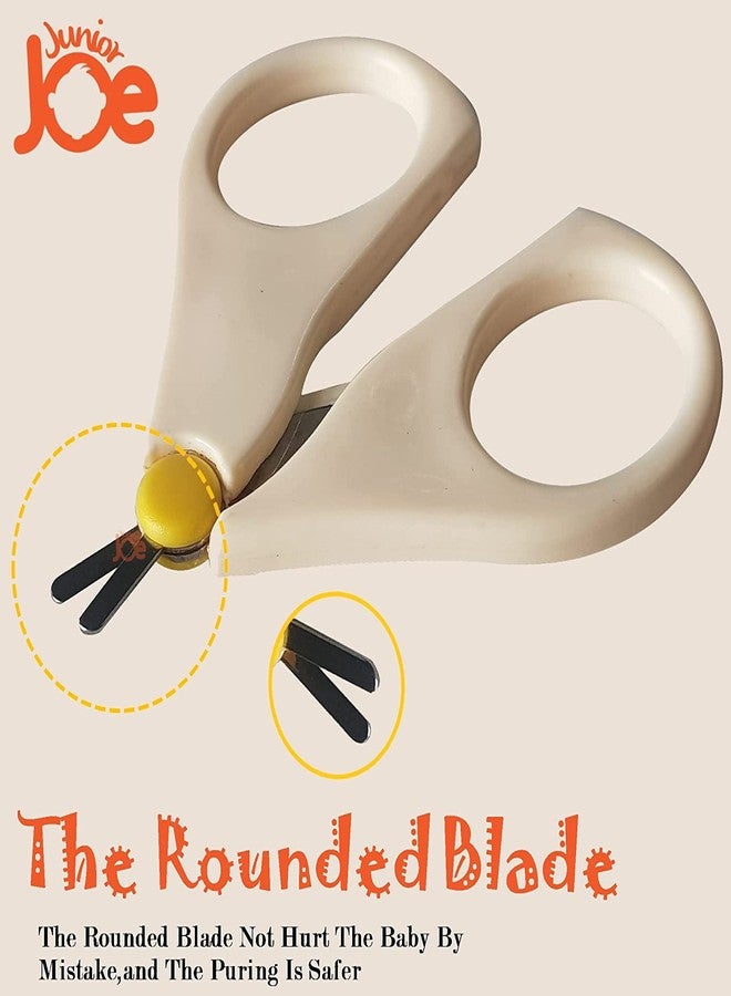 JUNIOR JOE Baby Nail Cutting Scissors (White) - Image 3
