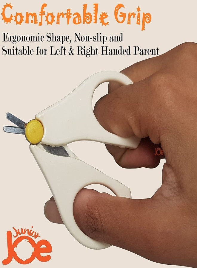 JUNIOR JOE Baby Nail Cutting Scissors (White) - Image 4